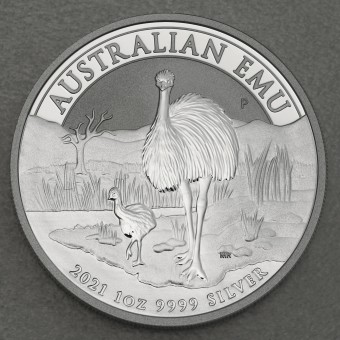 Silbermünze 1oz "Australian Emu 2021" 