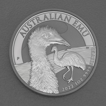 Silbermünze 1oz "Australian Emu 2022" 