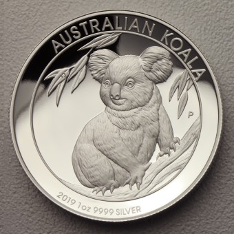 Silbermünze 1oz "Australian Koala" 2019 (PP/HR) 