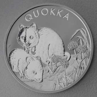 Silbermünze 1oz "Australian Quokka 2022" (19%) 