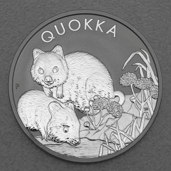 Silbermünze 1oz "Australian Quokka 2022" (diff.) 