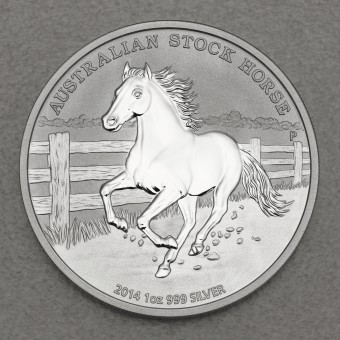 Silbermünze 1oz "Australian Stock Horse 2014" 