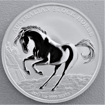Silbermünze 1oz "Australian Stock Horse 2017" 