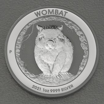 Silbermünze 1oz "Australian Wombat 2021" 