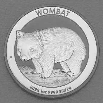 Silbermünze 1oz "Wombat" 2022 (Australien)
