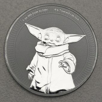 Silbermünze 1oz "Baby Yoda" 2021 Star Wars™ (Niue)