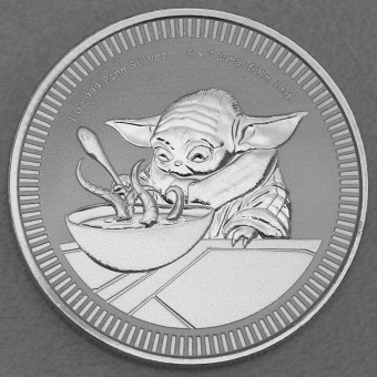 Silbermünze 1oz "Baby Yoda" 2022 Star Wars™ (Niue)