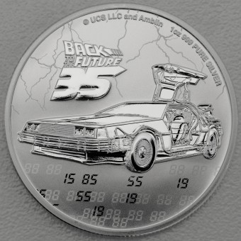 Silbermünze 1oz "Back to the Future" 2020 (Niue)