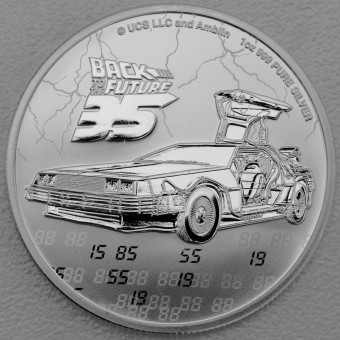 Silbermünze 1oz "Back to the Future 2020" (Niue) 