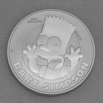 Silbermünze 1oz "Bart Simpson 2022" (Tuvalu) 