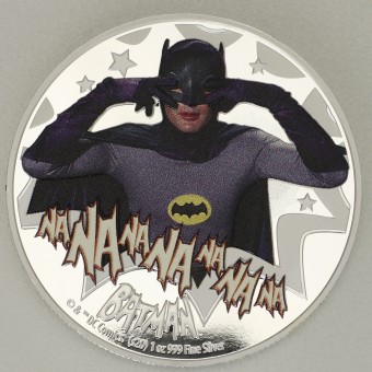 Silbermünze 1oz "Batman Serie: BATMAN" 2020 coloriert / Polierte Platte