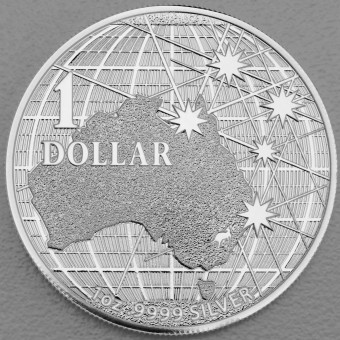 Silbermünze 1oz "Beneath The Southern Skies" 2020 