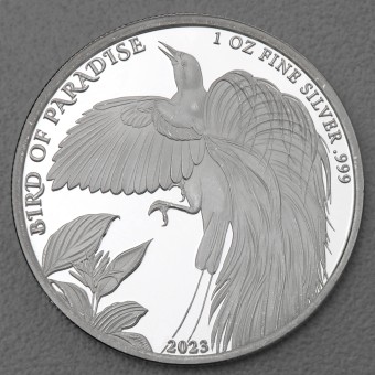 Silbermünze 1oz "Bird of Paradise" 2023 diff. (Papua-Neuguinea)