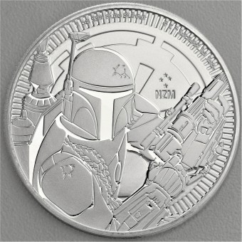 Silbermünze 1oz "Boba Fett - Star Wars 2020" 