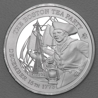 Silbermünze 1oz "The Boston Tea Party" 2023 (St. Helena)
