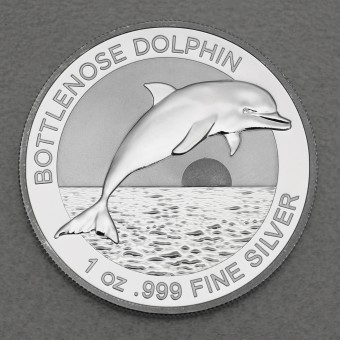 Silbermünze 1oz "Bottlenose Dolphin 2019" (RAM) 