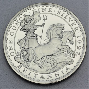 Silbermünze 1oz "Britannia" 1997 (Großbritannien)