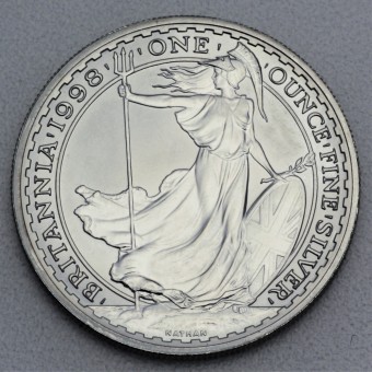 Silbermünze 1oz "Britannia" 1998 (Großbritannien)