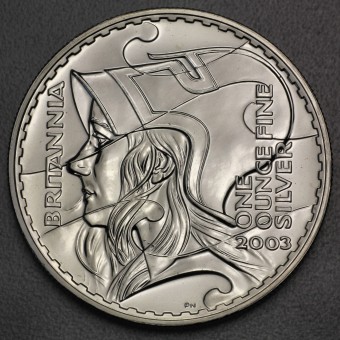 Silbermünze 1oz "Britannia" 2003 (Großbritannien)