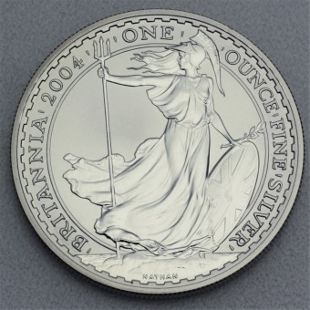 Silbermünze 1oz "Britannia" 2004 (Großbritannien)