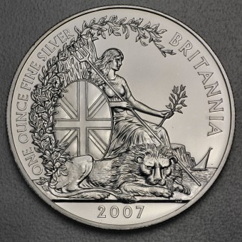 Silbermünze 1oz "Britannia 2007" 