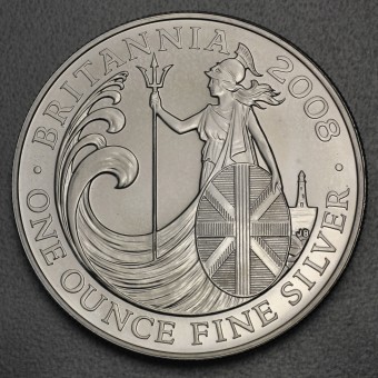 Silbermünze 1oz "Britannia" 2008 (Großbritannien)