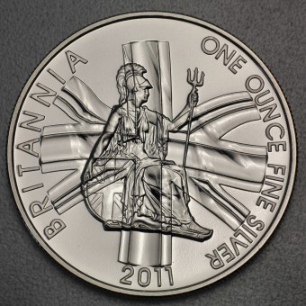 Silbermünze 1oz "Britannia" 2011 (Großbritannien)