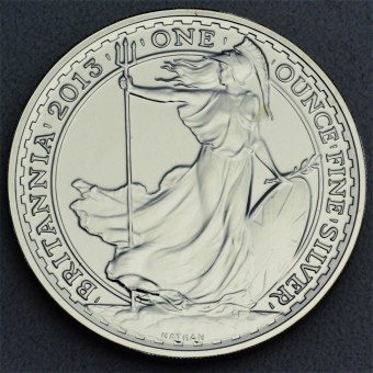 Silbermünze 1oz "Britannia" 2013 (Großbritannien)