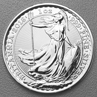 Silbermünze 1oz "Britannia" 2018 (UK)