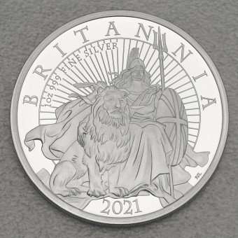 Silbermünze 1oz "Britannia 2021" (PP) Polierte Platte