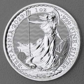 Silbermünze 1oz "Britannia 2023" King Charles III. 