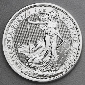 Silbermünze 1oz "Britannia 2023" (Diff.) Royal Mint