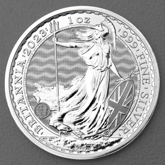 Silbermünze 1oz "Britannia" 2023 Zur Krönung Charles III. diff. (Großbritannien)