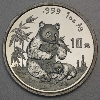Silbermünze 1oz "Panda" 1996 (China)