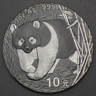 Silbermünze 1oz "China Panda - 2002" 