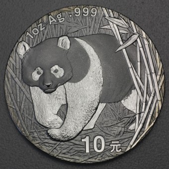 Silbermünze 1oz "Panda" 2002 (China)