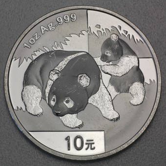 Silbermünze 1oz "Panda" 2008 (China)