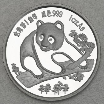 Silbermünze 1oz "Panda" 1994 (PP) Munich International Coin Show (China)