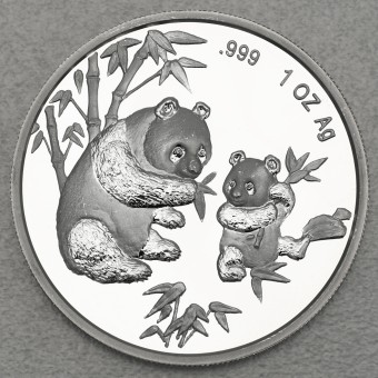 Silbermünze 1oz "Panda" 1997 (PP) Munich International Coin Show (China)