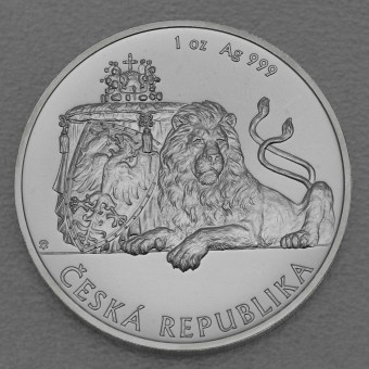 Silbermünze 1oz "Tschechischer Löwe" 2019 (Niue)