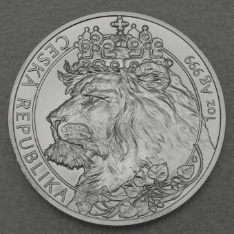 Silbermünze 1oz "Tschechischer Löwe" 2021 (Niue)