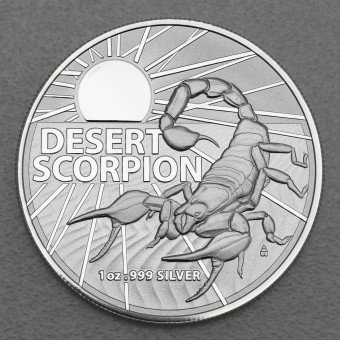 Silbermünze 1oz "Desert Scorpion 2022" (RAM) "Australias Most Dangerous" Serie