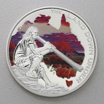 Silbermünze 1oz "Didgeridoo 2013" Land down under Serie