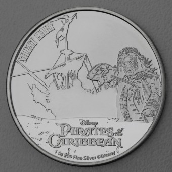 Silbermünze 1oz "Silent Mary" 2022 Disney – Pirates of the Caribbean (Niue)