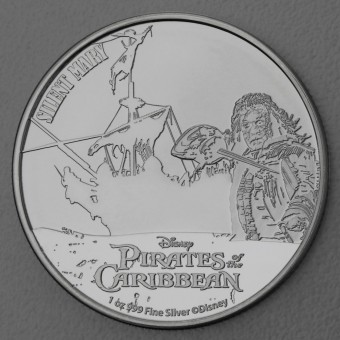 Silbermünze 1oz "Disney - Silent Mary 2022" Pirates of the Caribbean / Captain Salazar