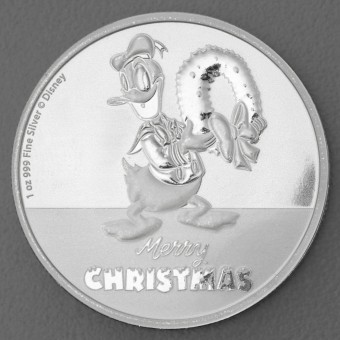 Silbermünze 1oz "Disneys Donald - Christmas 2022" 