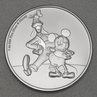 Silbermünze 1oz "Disneys Mickey+Goofy 2021" (Niue) 