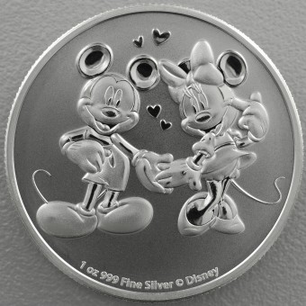 Silbermünze 1oz "Disneys Mickey+Minnie 2020"(Niue) 