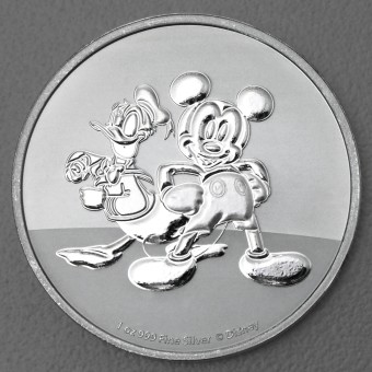 Silbermünze 1oz "Disneys Mickey & Donald 2023" Niue