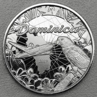 Silbermünze 1oz "Nature Isle" 2019 Eastern Caribbean 8 (Dominica)